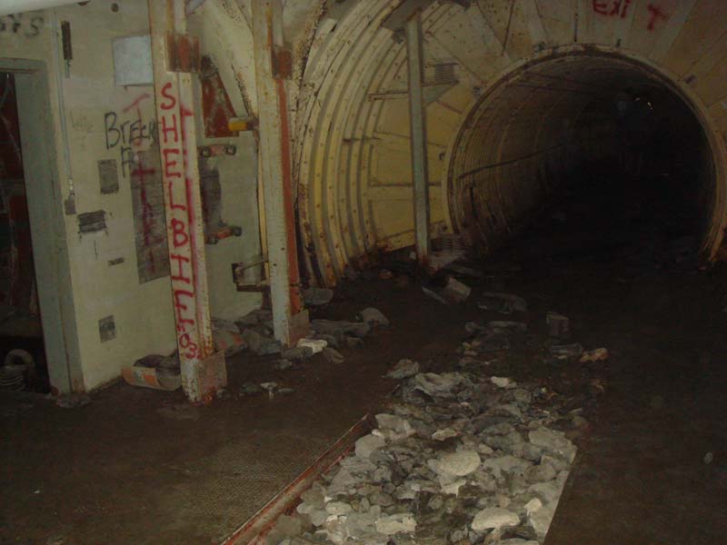 The "foyer" to the fuel terminal.  The RP-1 and nitrogen tanks are through the doorway on the left.